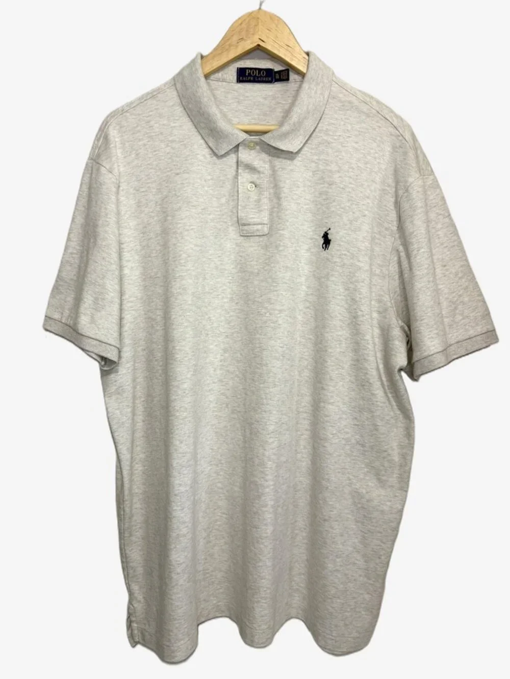 Polo Ralph Lauren Polo Shirt Men’s XL Gray Heather 100% Cotton Classic Fit Golf